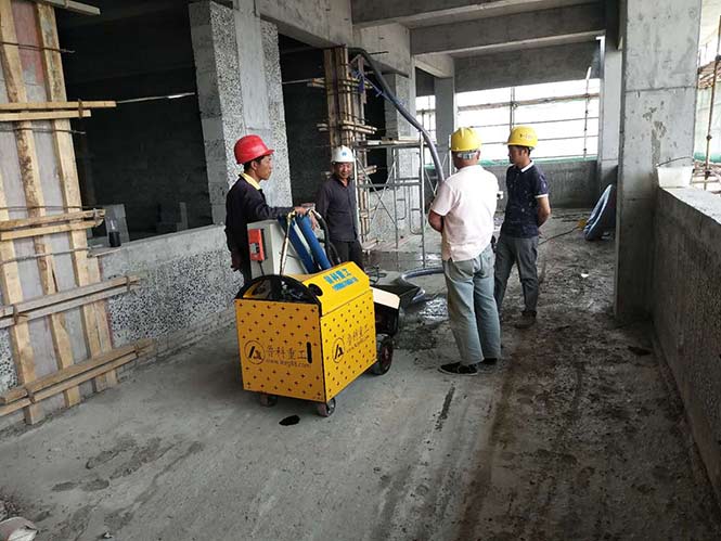 5月3日浙江二次構(gòu)造柱泵合作中海建筑吳興實驗小學項目