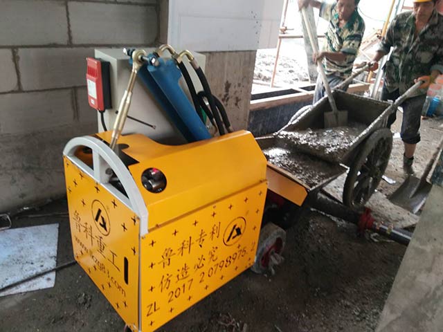 二次結構輸送泵施工