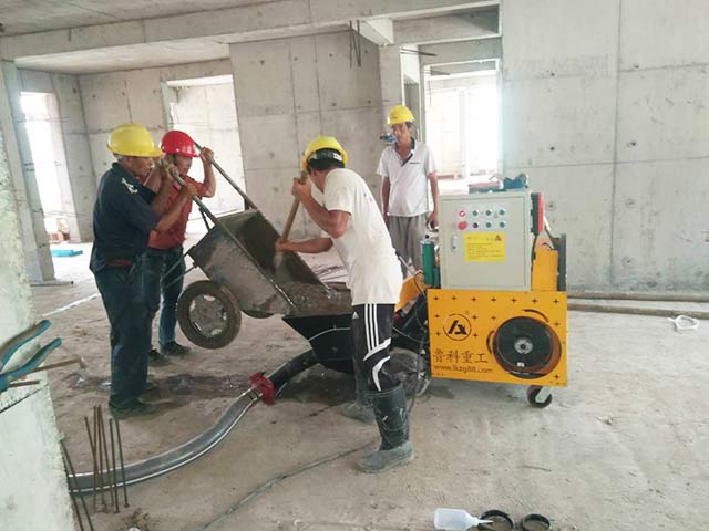 二次構造柱澆注泵