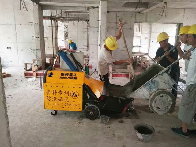 二次構造柱澆注泵