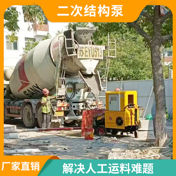 新型室內(nèi)二次結(jié)構(gòu)輸送泵
